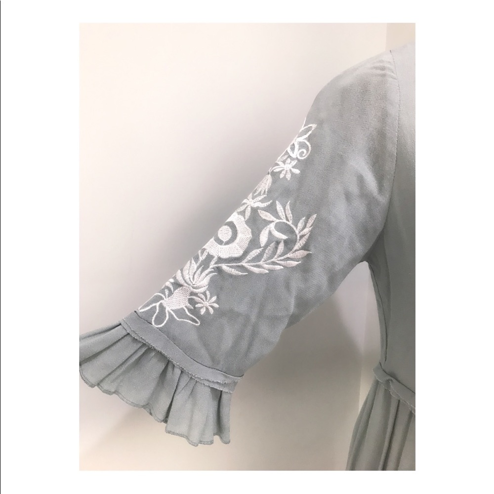 NWOT Tea N Rose Sage Maxi Dress - Picture 4 of 4
